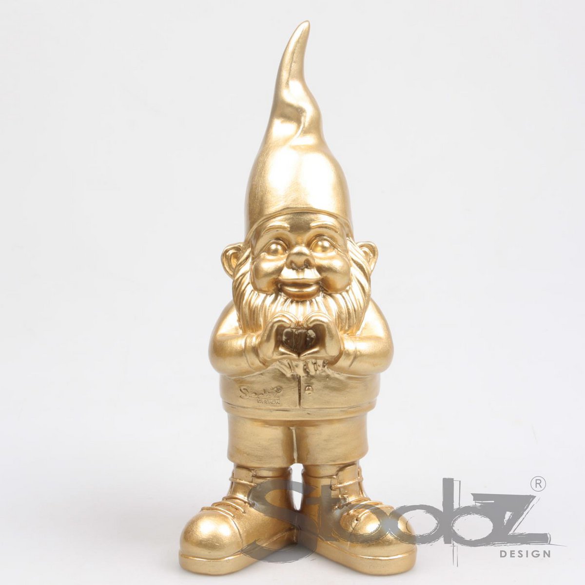 Stoobz Kabouter hart goud 29.5cm