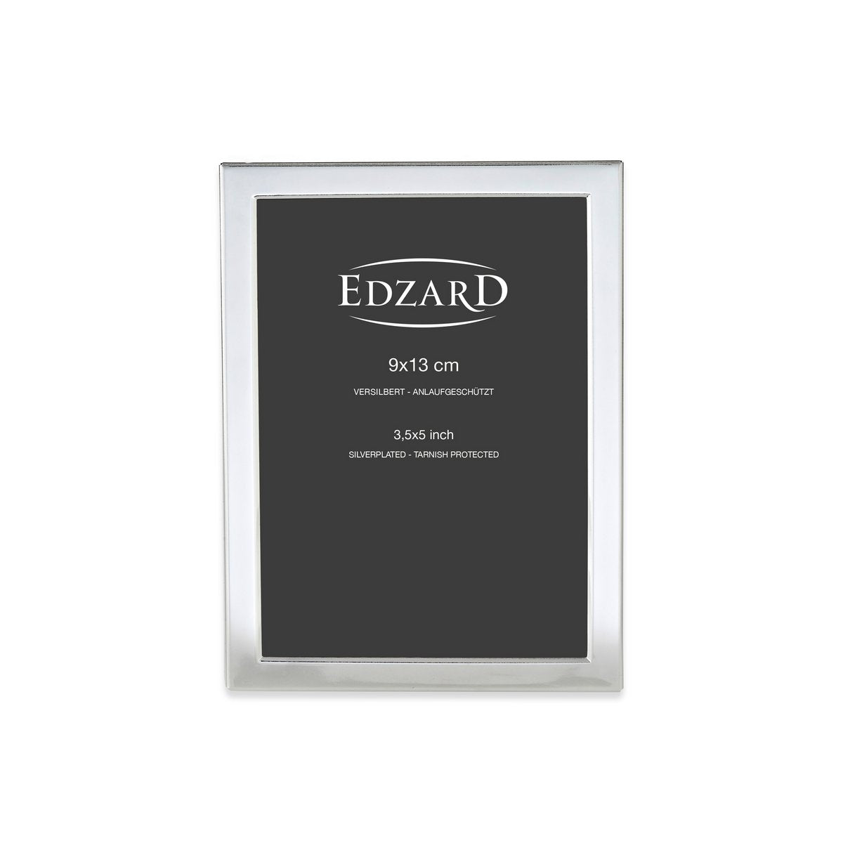 Edzard fotolijst Bergamo (9x13 cm), nobel zilver -plated, start -Up, 2 hangers