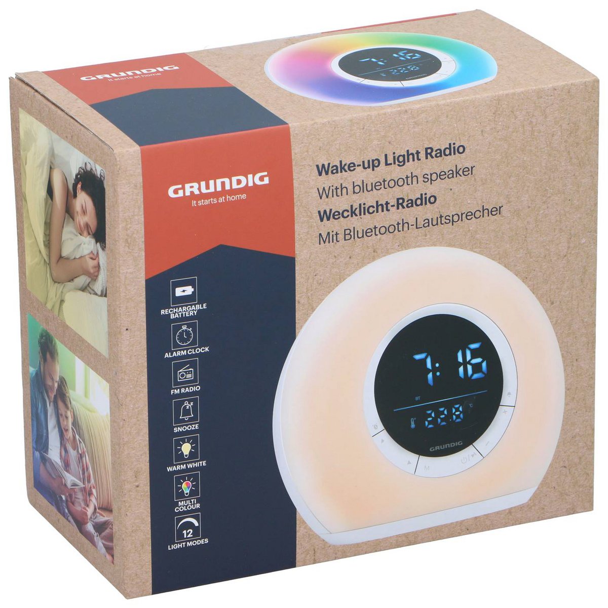 wake-up light met bluetooth speaker