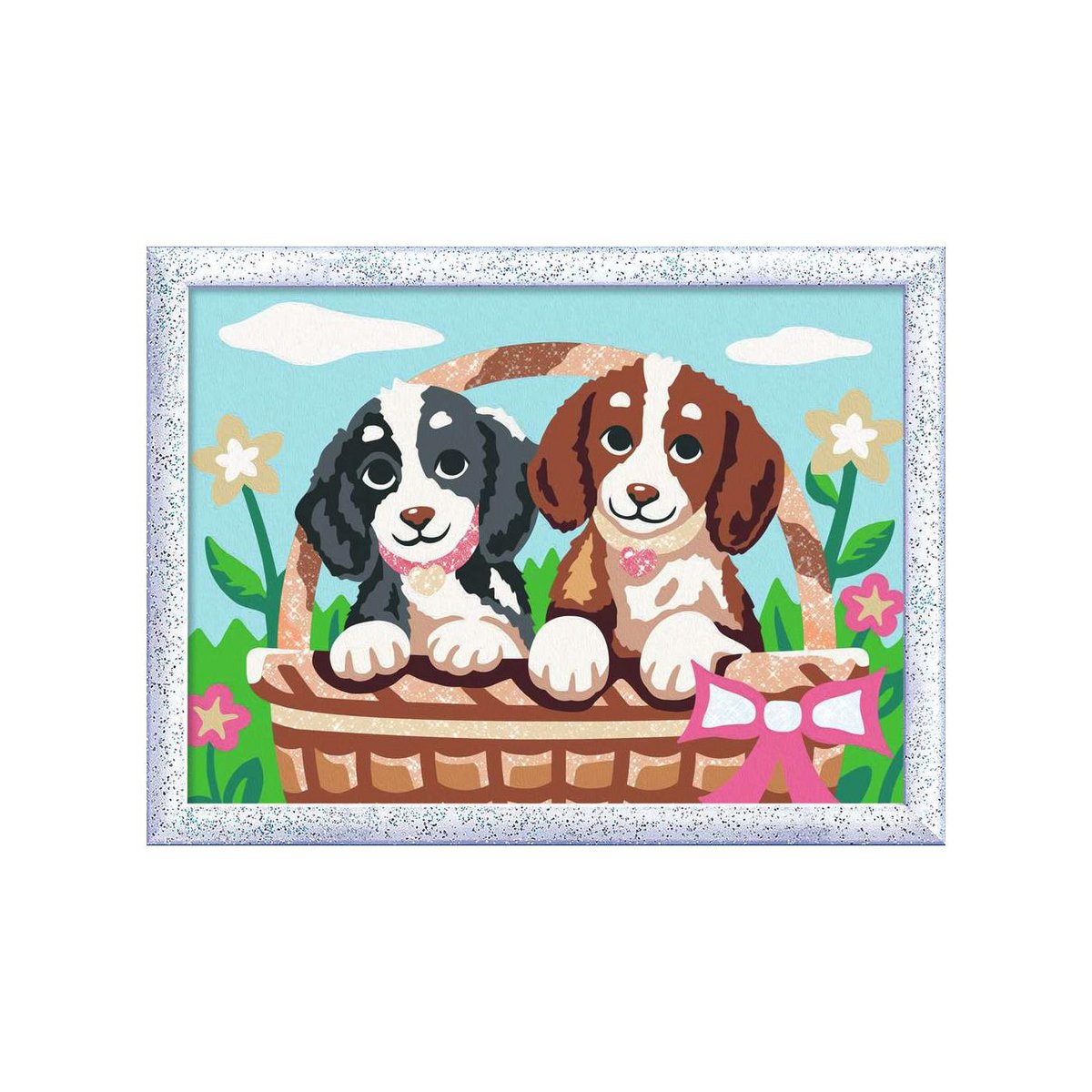 Ravensburger CreArt Honden in een mandje