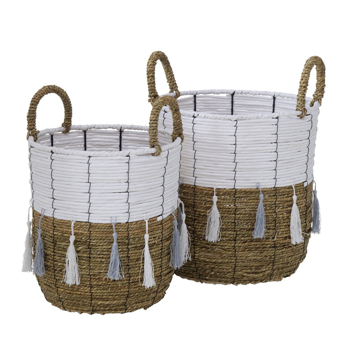 Mand Raola set van 2e Ø26xh28/Ø30xh31cm