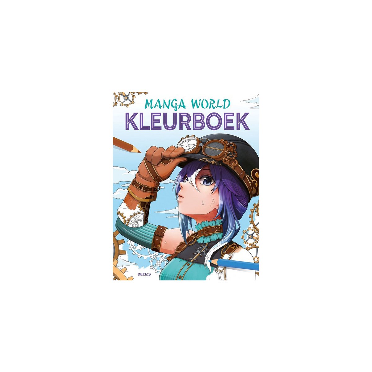 Deltas Manga World Color Book