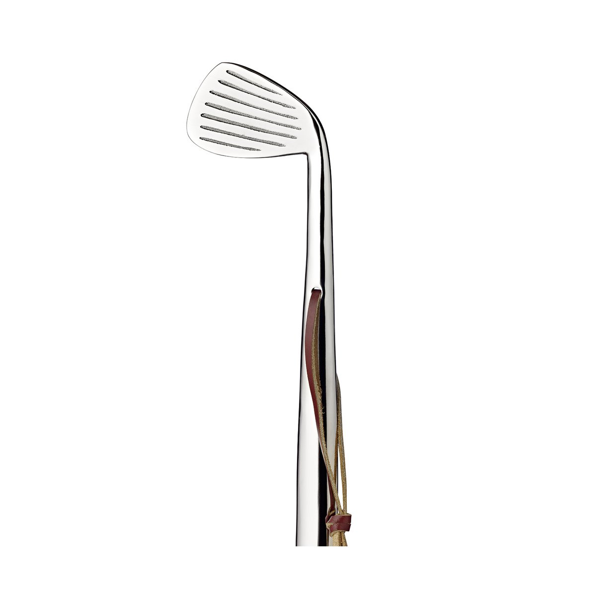 Schoenlepel Golf L 51 cm, vernikkeld, hoogglans gepolijst
