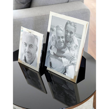 EDZARD fotolijst Prato voor foto 13 x 18 cm, edel verzilverd, aanslag beschermd, met 2 hangers