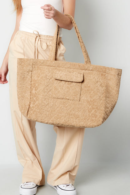 Large flower girl bag