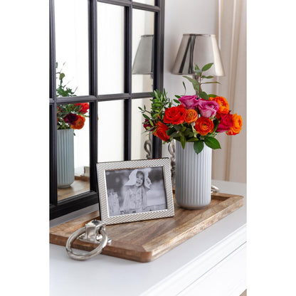 Barletta fotolijst 13 x 18 cm, elegant verzilverd, aanslagvrij, met 2 hangers