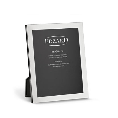 EDZARD fotolijst Prato voor foto 15 x 20 cm, edel verzilverd, aanslag beschermd, met 2 hangers
