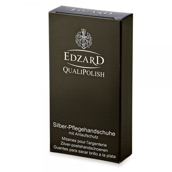 EDZARD QualiPolish® zilveren verzorgende handschoenen zilveren handschoenen (paar)
