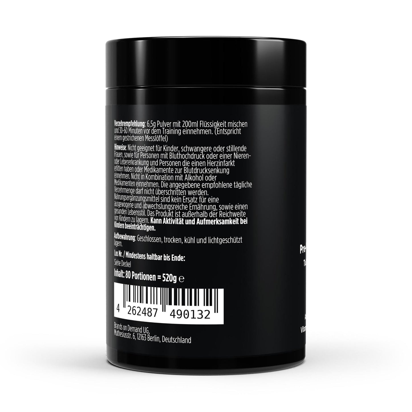 Health-Y-Fit Pre-Workout Booster Tutti Frutti - 520g