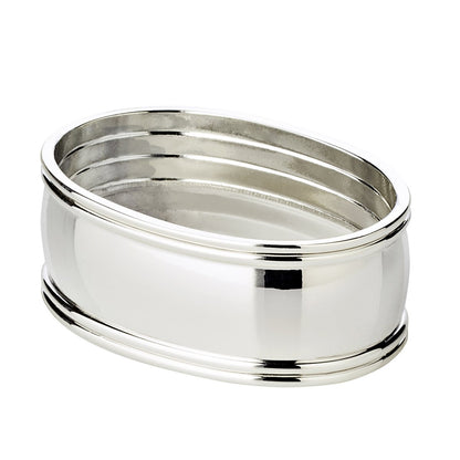 EDZARD set van 6 servetringdraad, edel verzilverd, aanslagbestendig, lengte 6 cm