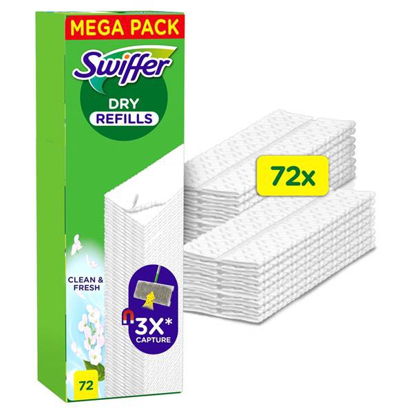 Swiffer DRY FRESH Vloerdoekjes 72 stuks