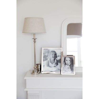 EDZARD fotolijst Salerno voor foto 20 x 25 cm, edel verzilverd, aanslagbestendig, met 2 hangers