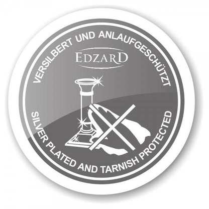 EDZARD set van 4 servetringen Perla, fijn verzilverd, aanslagvast, diameter 5 cm
