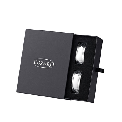 4 set servet ring draad, nobel zilver toegepakt, ondergebracht, lengte 6 cm