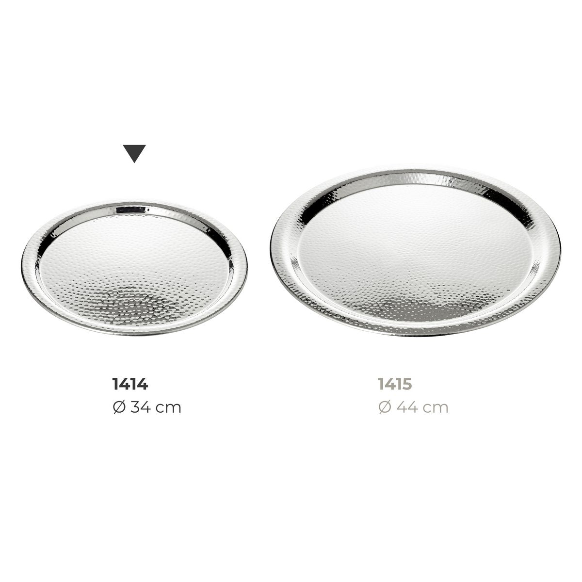 Martella Tray gehamerd Ø 34 cm