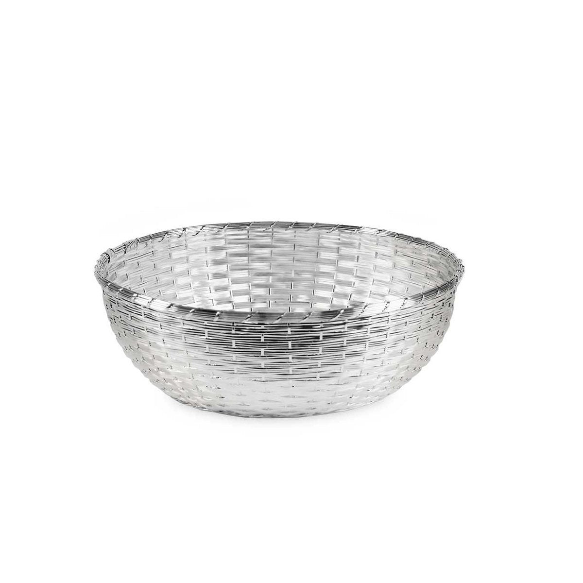 EDZARD mand decoratieve mand Basso, verzilverd, aanslagbestendig, diameter 26 cm