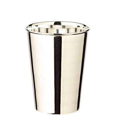 Mido-mokkenset van 4 stuks, H 10 cm, elegant verzilverd, aanslagvrij