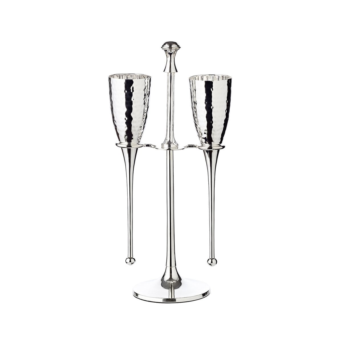 EDZARD 2 champagneglazen Didi met standaard H 32 cm