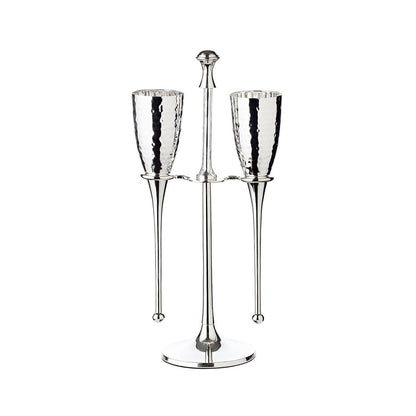 EDZARD 2 champagneglazen Didi met standaard H 32 cm