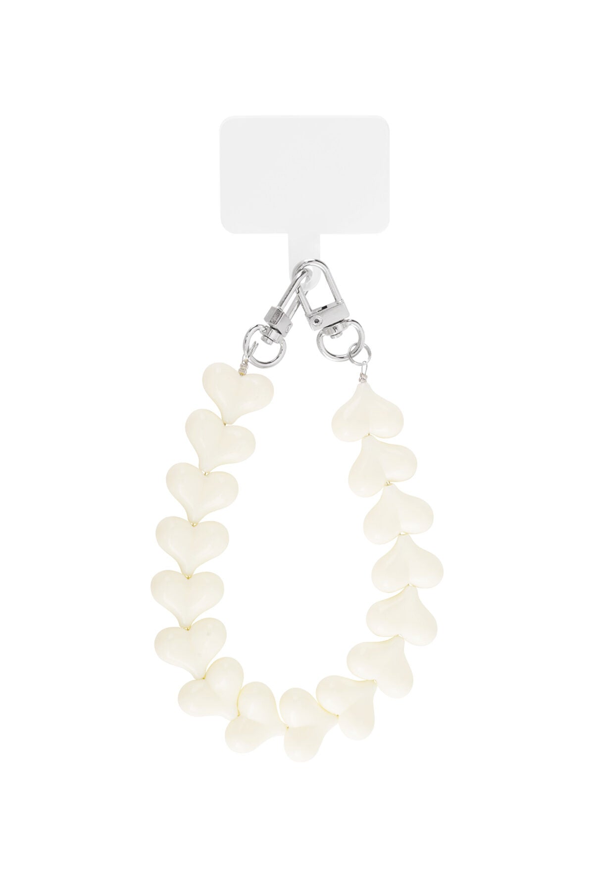Phone cord hearts