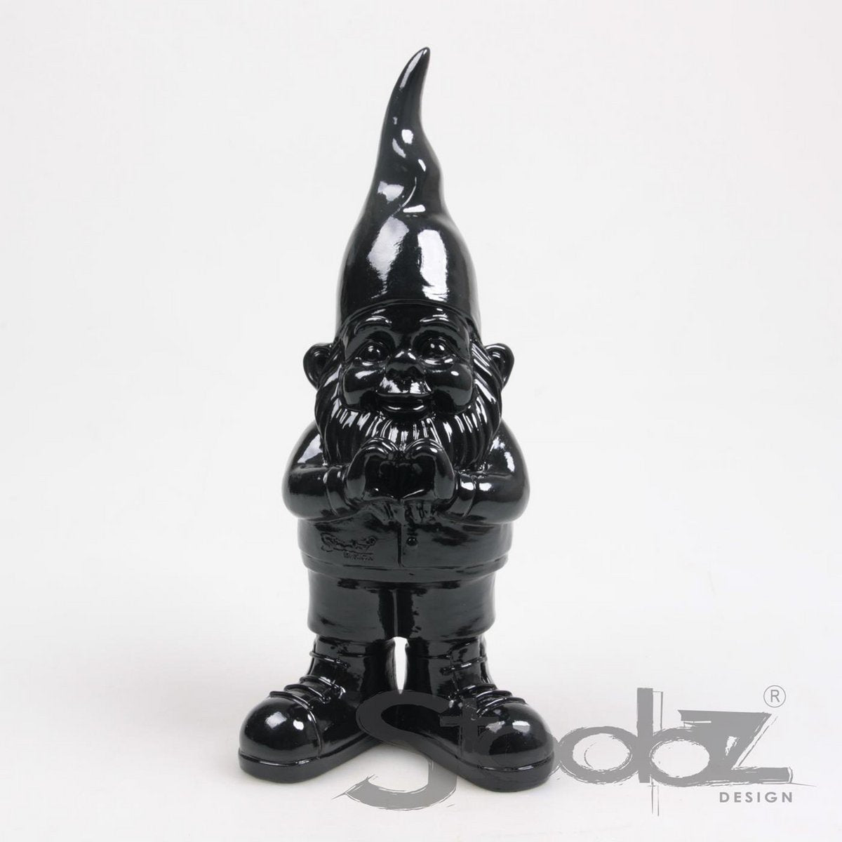 Stoobz Kabouter hart zwart 29.5cm