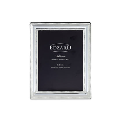 Edzard fotolijst matera (15x20 cm), parelrand, nobel zilver -plated, verder geprotected, 2 hangers