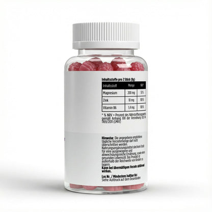 Magnesium + Zink + B6 Gummies - 60 Stk.