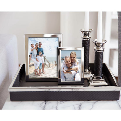 EDZARD set van 2 fotolijsten Salerno voor foto 13 x 18 cm, verzilverd, aanslagbestendig