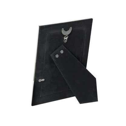 EDZARD fotolijst Rimini voor foto 10 x 15 cm, passepartout, edel verzilverd, aanslagbestendig, 2 hangers