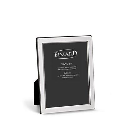 EDZARD set van 2 fotolijsten Salerno voor foto 10 x 15 cm, edel verzilverd, aanslagbestendig