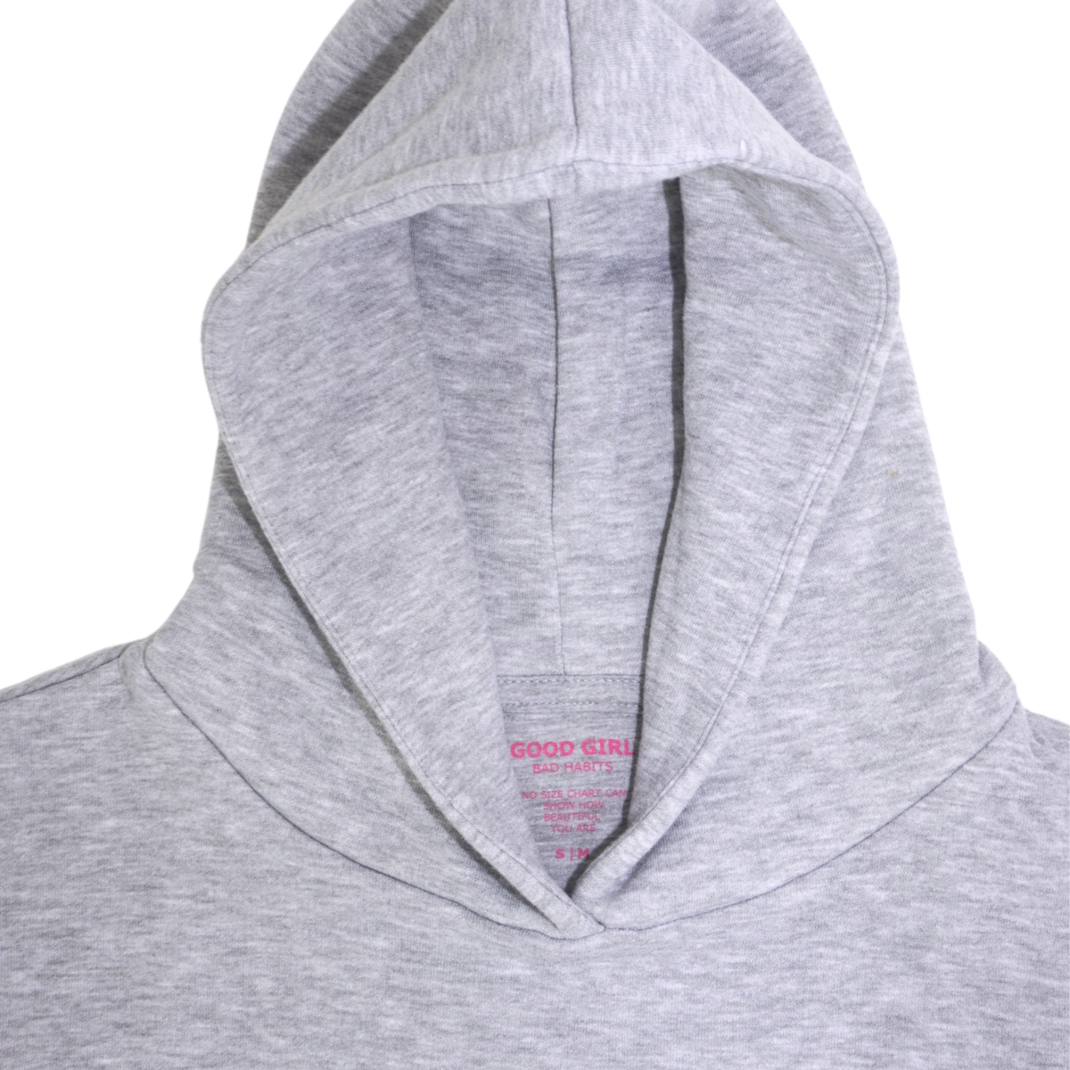 Crop hoodie "TWINTIG JAAR VANAF NU" - Wit