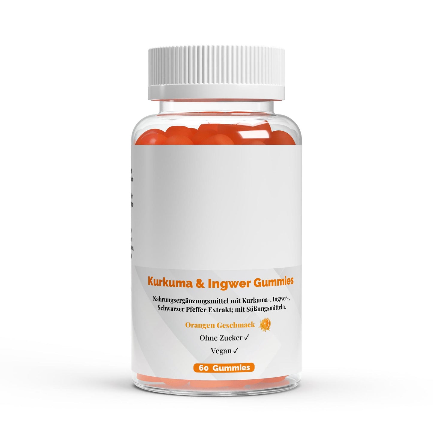 Curcuma + Ingwer + Schwarzer Pfeffer Gummies - 60 Stk.