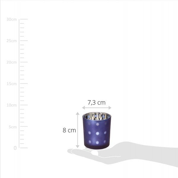 EDZARD theelicht Domo H 8cm