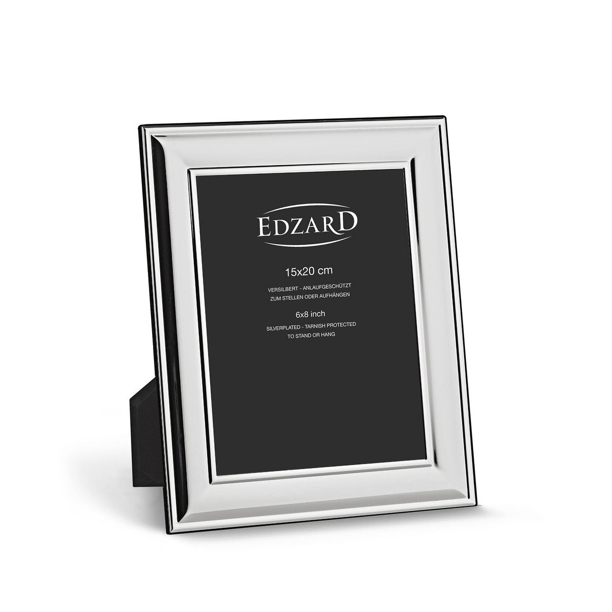 EDZARD fotolijst fotolijst zonsondergang voor foto 15 x 20 cm, edel verzilverd, aanslagbestendig, 2 hangers