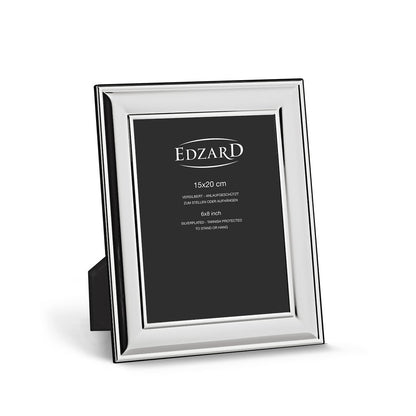 EDZARD fotolijst fotolijst zonsondergang voor foto 15 x 20 cm, edel verzilverd, aanslagbestendig, 2 hangers