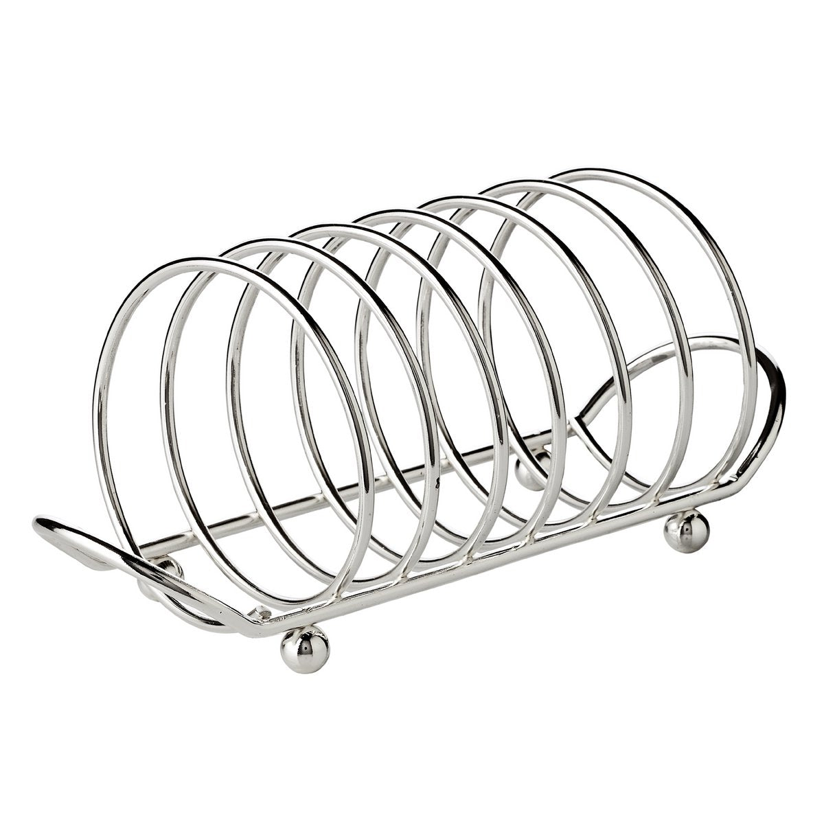 EDZARD toasthouder toastschijfhouder String, voor 6 sneetjes, edel verzilverd, lengte 22 cm