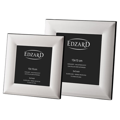 EDZARD fotolijst Gela fotolijst 13 x 13 cm, verzilverd, aanslagbestendig, met hanger