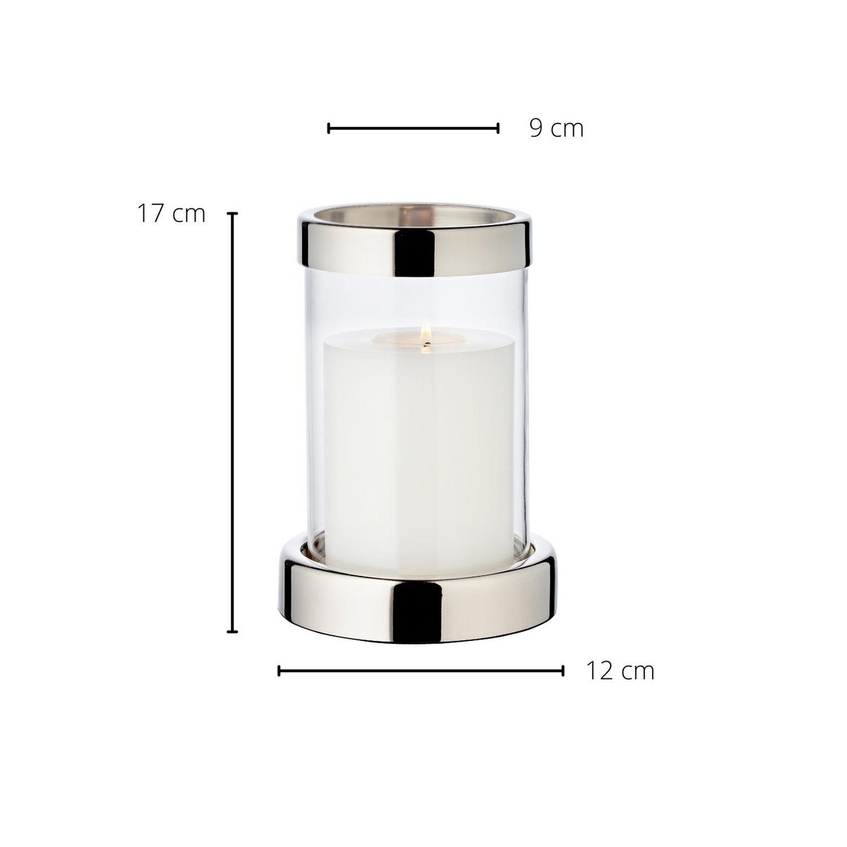 EDZARD windlicht Sanremo Ø 12cm