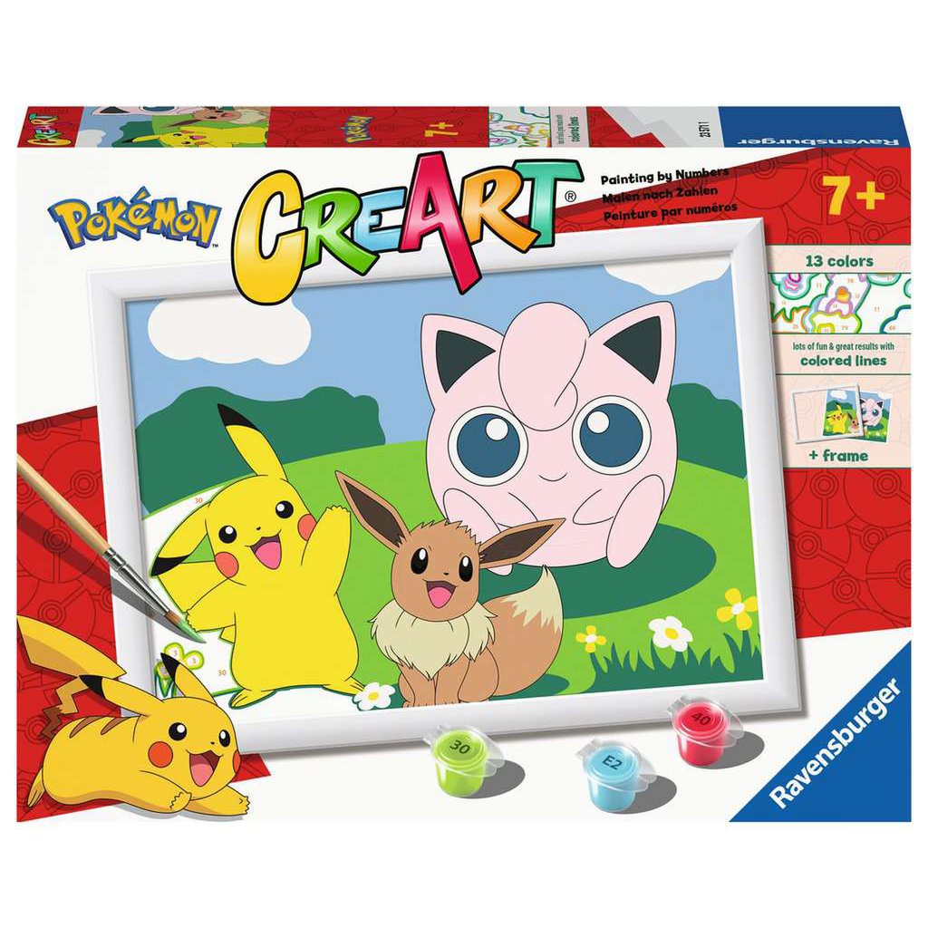Ravensburger CreArt Pokémon-klassiekers
