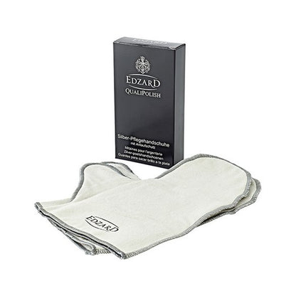 EDZARD QualiPolish® zilveren verzorgende handschoenen zilveren handschoenen (paar)