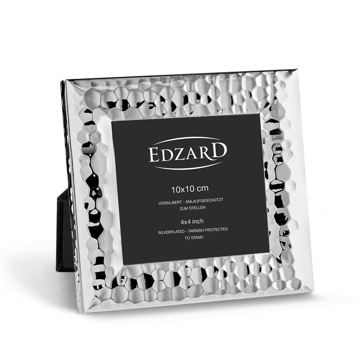 EDZARD fotolijst Gubbio fotolijst voor foto 10 x 10 cm, verzilverd, aanslagbestendig