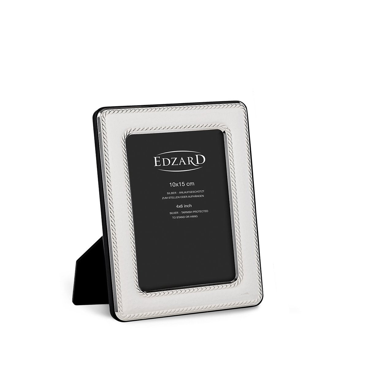 EDZARD fotolijst fotolijst tours voor foto 10 x 15 cm, echt zilver, aanslagbestendig