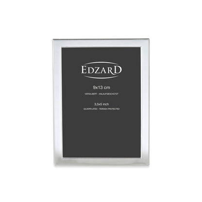 Edzard fotolijst Bergamo (9x13 cm), nobel zilver -plated, start -Up, 2 hangers