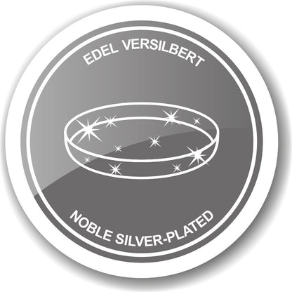 EDZARD dienblad galerij dienblad dienblad Delphi, rond, edel verzilverd, diameter 30 cm