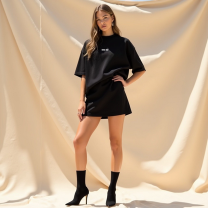 Oversized statement-T-shirt – GOOD GIRL® - SLECHTE GEWOONTEN Weiß