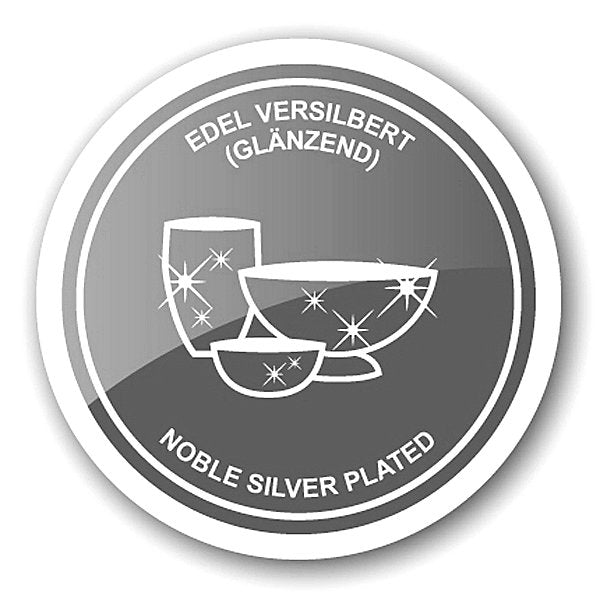 EDZARD set van 6 servetringdraad, edel verzilverd, aanslagbestendig, lengte 6 cm