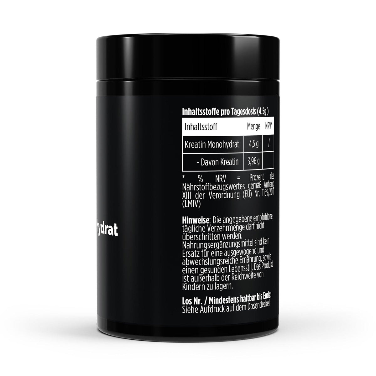 Kreatin Monohydrat - Geschmacksneutral - 500g