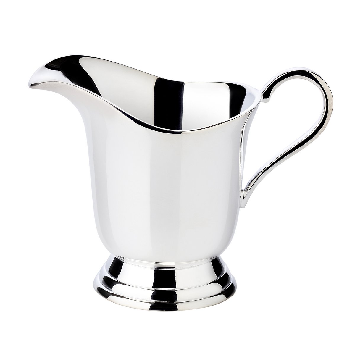 EDZARD crèmeservies jersey 3 stuks, zwaar verzilverd (suikerpot, melkkan, dienblad)