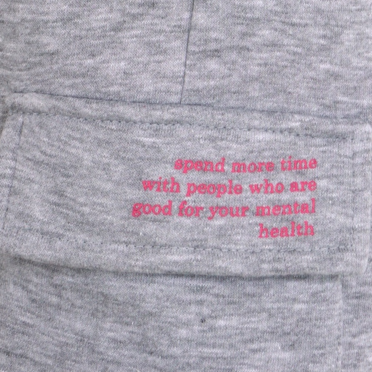 Jogger "Mental Health" - Gray Melange