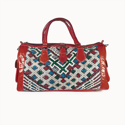 Leren Tas 'Kilim S' (rood)